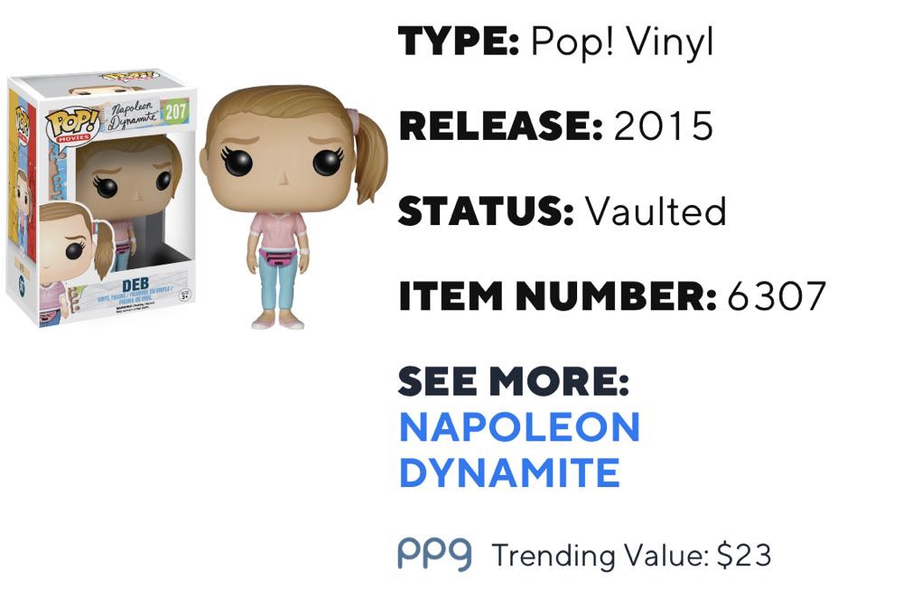 #207 Movies: Napoleon Dynamite: Deb - Napolean Dynamite vinyl figure collectible [Barcode 849803063078] - Main Image 4