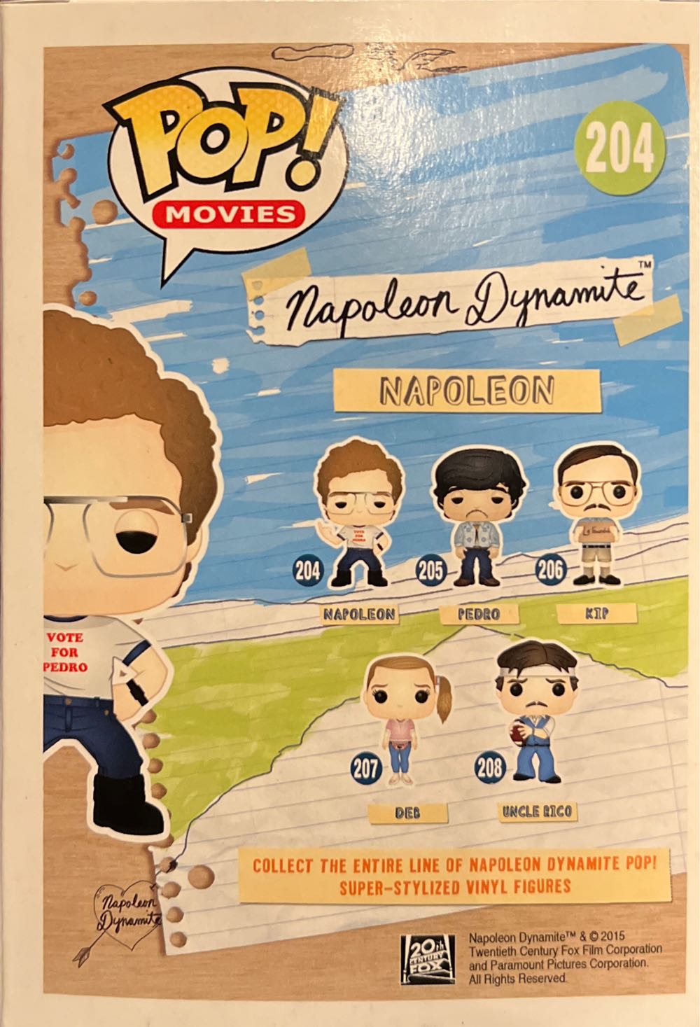 Napoleon - Napolean Dynamite vinyl figure collectible [Barcode 849803063047] - Main Image 4