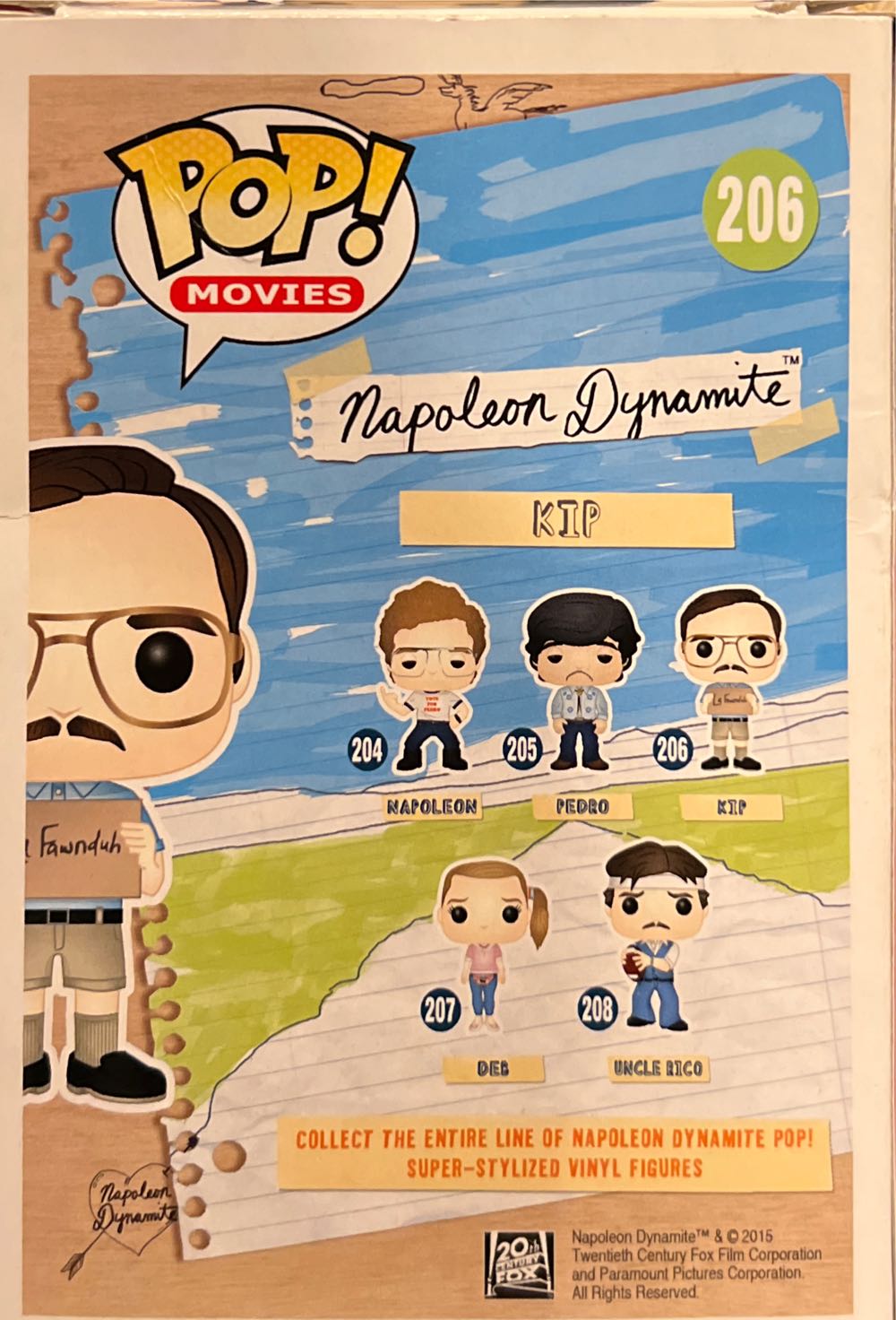 Kip - Napolean Dynamite vinyl figure collectible [Barcode 849803063061] - Main Image 4