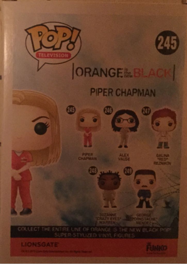 Piper Chapman - Orange is the New Black vinyl figure collectible [Barcode 849803057893] - Main Image 2