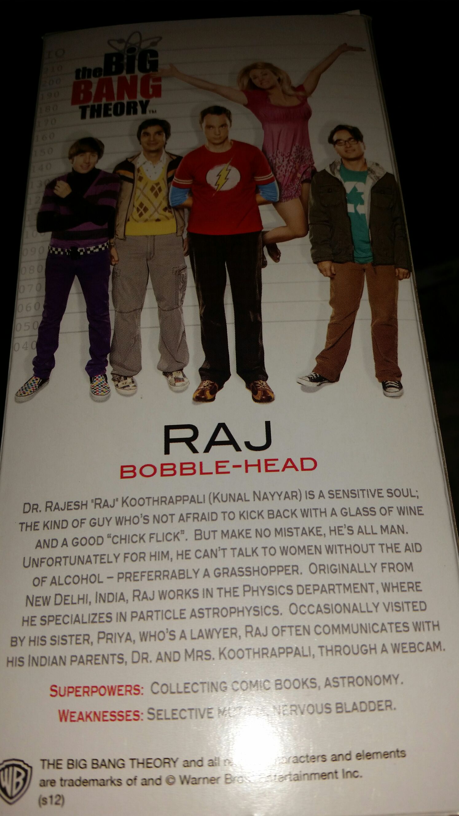 Big Bang Theory-Raj-Star Trek - The Big Bang Theory vinyl figure collectible [Barcode 830395028682] - Main Image 2