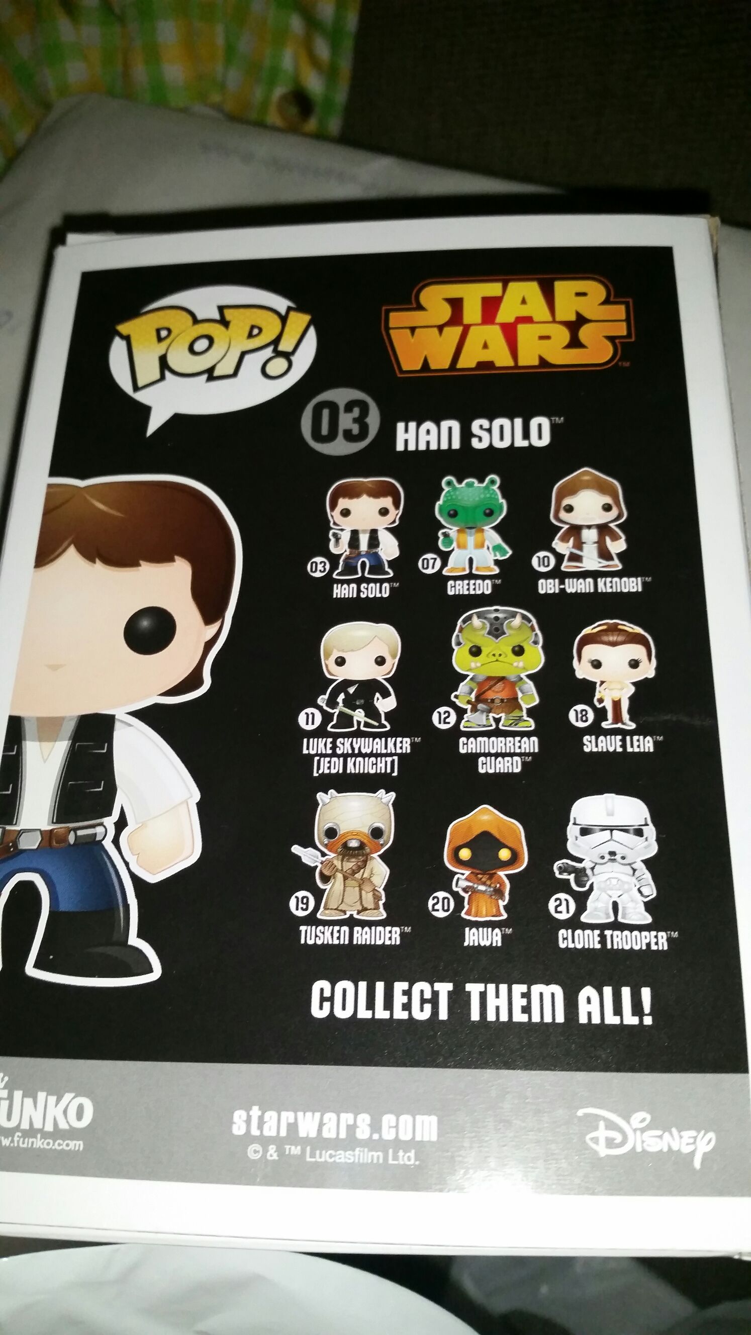Han Solo (unvaulted) - Star Wars vinyl figure collectible - Main Image 2