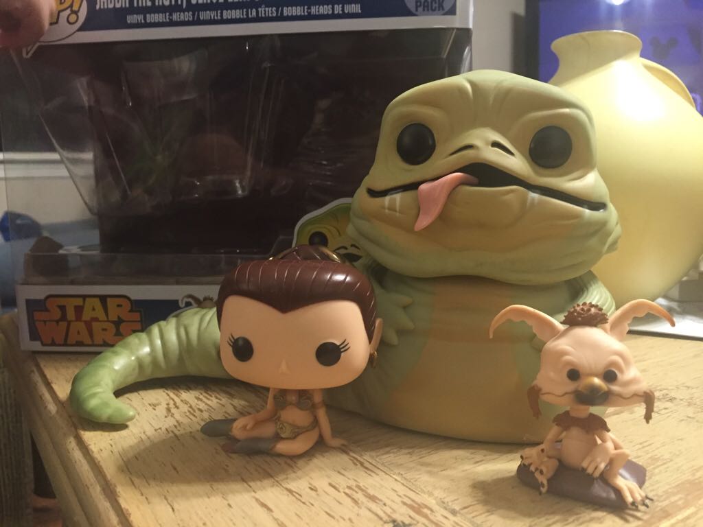 Jabba The Hutt, Slave Leis & Salacious B Crumb - Star Wars vinyl figure collectible [Barcode 849803050450] - Main Image 2