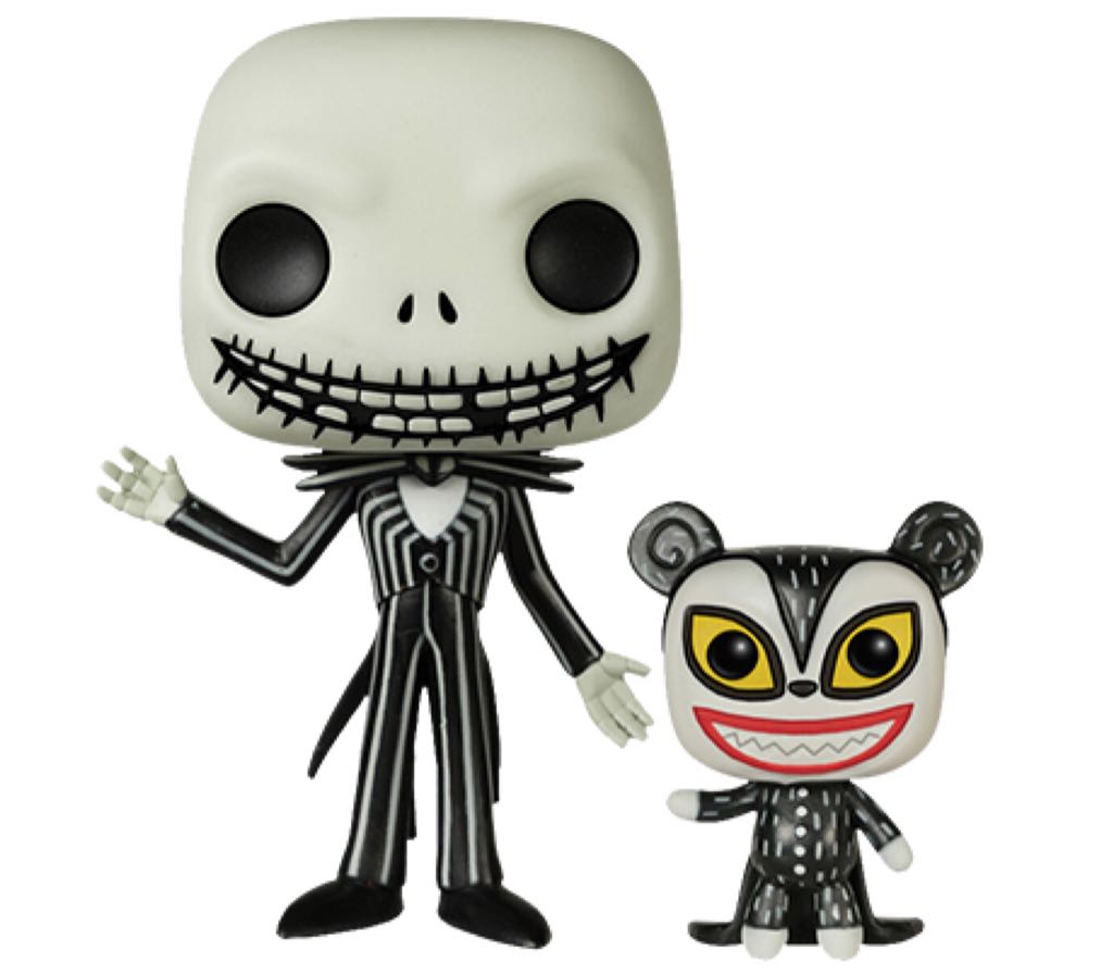 Jack & Vampire Teddy - The Nightmare Before Christmas vinyl figure collectible - Main Image 2