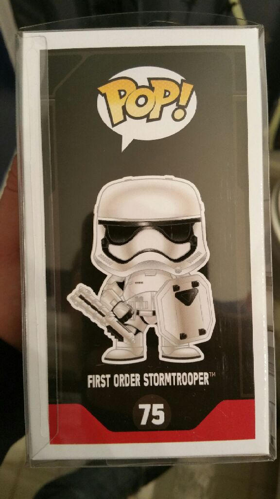 # 75 First Order Storm Trooper - Star Wars vinyl figure collectible [Barcode 849803064082] - Main Image 2