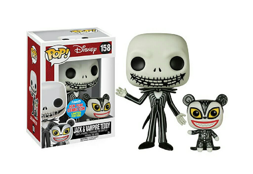 Jack And Vampire Teddy  - The Nightmare Before Christmas vinyl figure collectible - Main Image 2