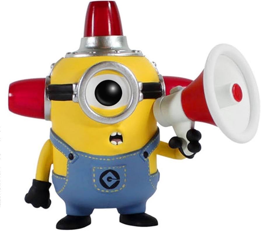 Fire Alarm Minion - Despicable Me vinyl figure collectible [Barcode 849803049614] - Main Image 3