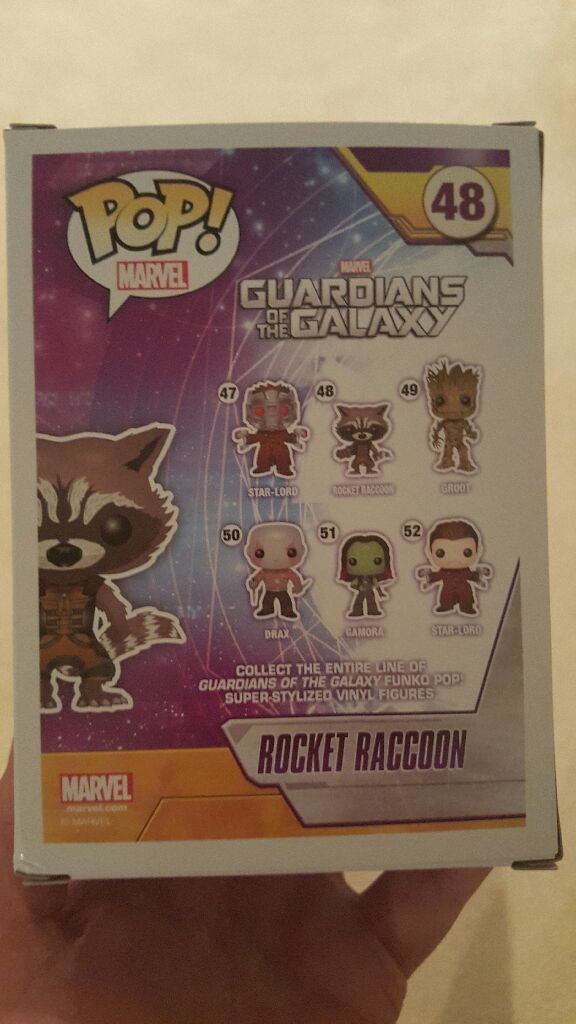 Rocket Raccoon - Guardians of the Galaxy vinyl figure collectible [Barcode 8239163037925] - Main Image 2