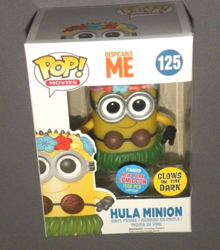 Hula Minion (Glow) - Despicable Me vinyl figure collectible [Barcode 849803049607] - Main Image 2