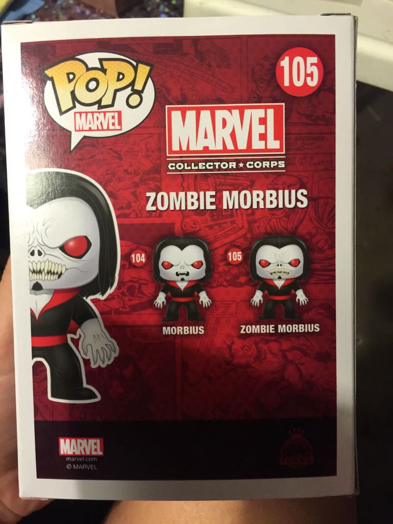 Zombie Morbius $30 - Marvel Universe vinyl figure collectible - Main Image 2