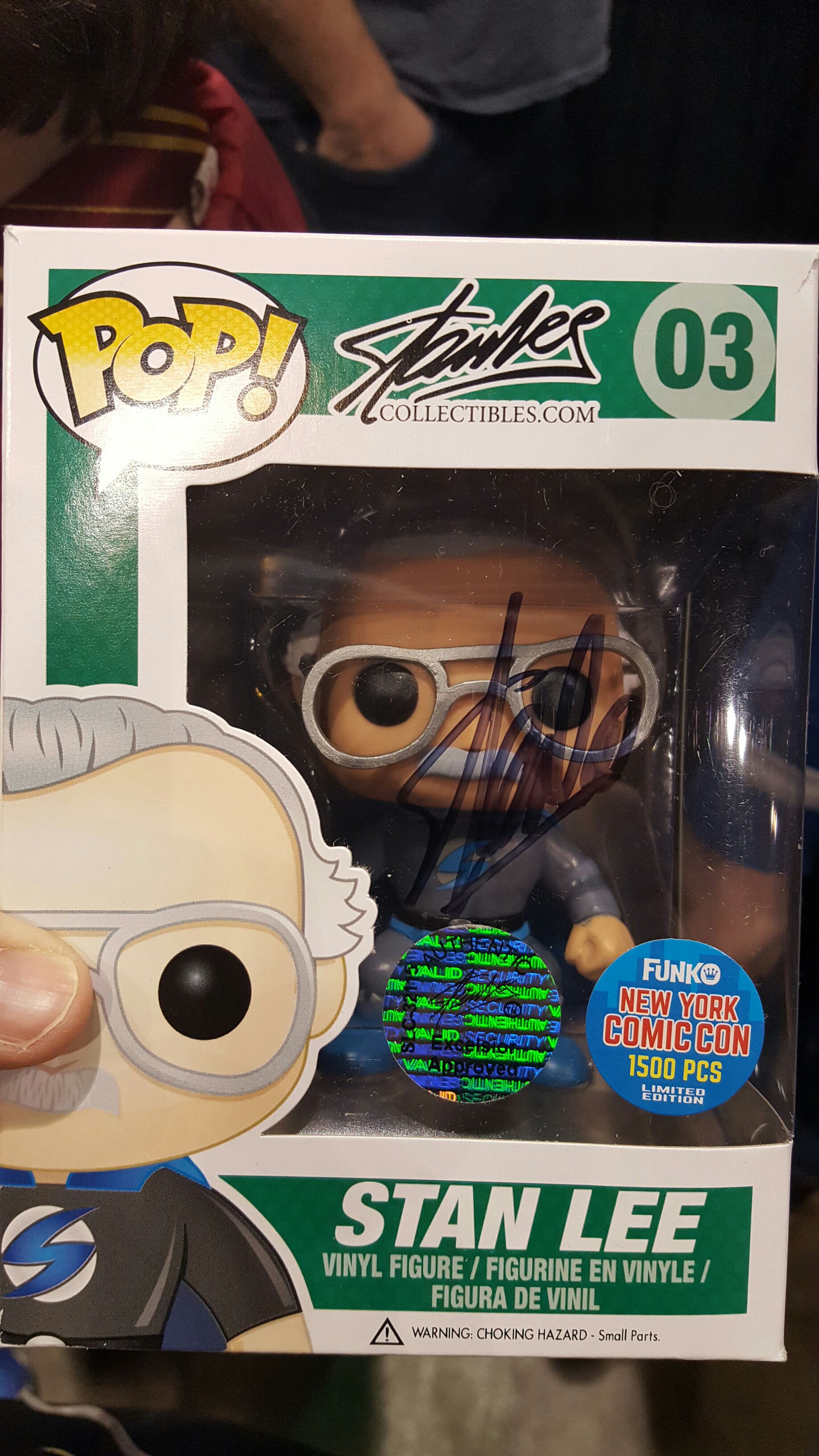 Stan Lee Superhero NYCC 2015 - Stan Lee vinyl figure collectible [Barcode 849803074067] - Main Image 2
