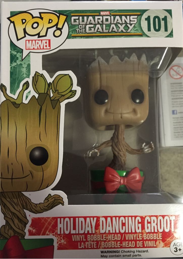 Holiday dancing groot - Guardians of the Galaxy vinyl figure collectible [Barcode 849803072568] - Main Image 2