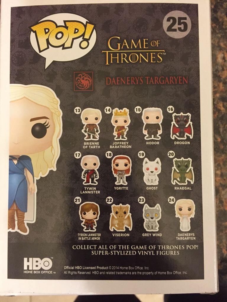 Daenerys Targaryen - Game of Thrones vinyl figure collectible [Barcode 762112032033] - Main Image 2