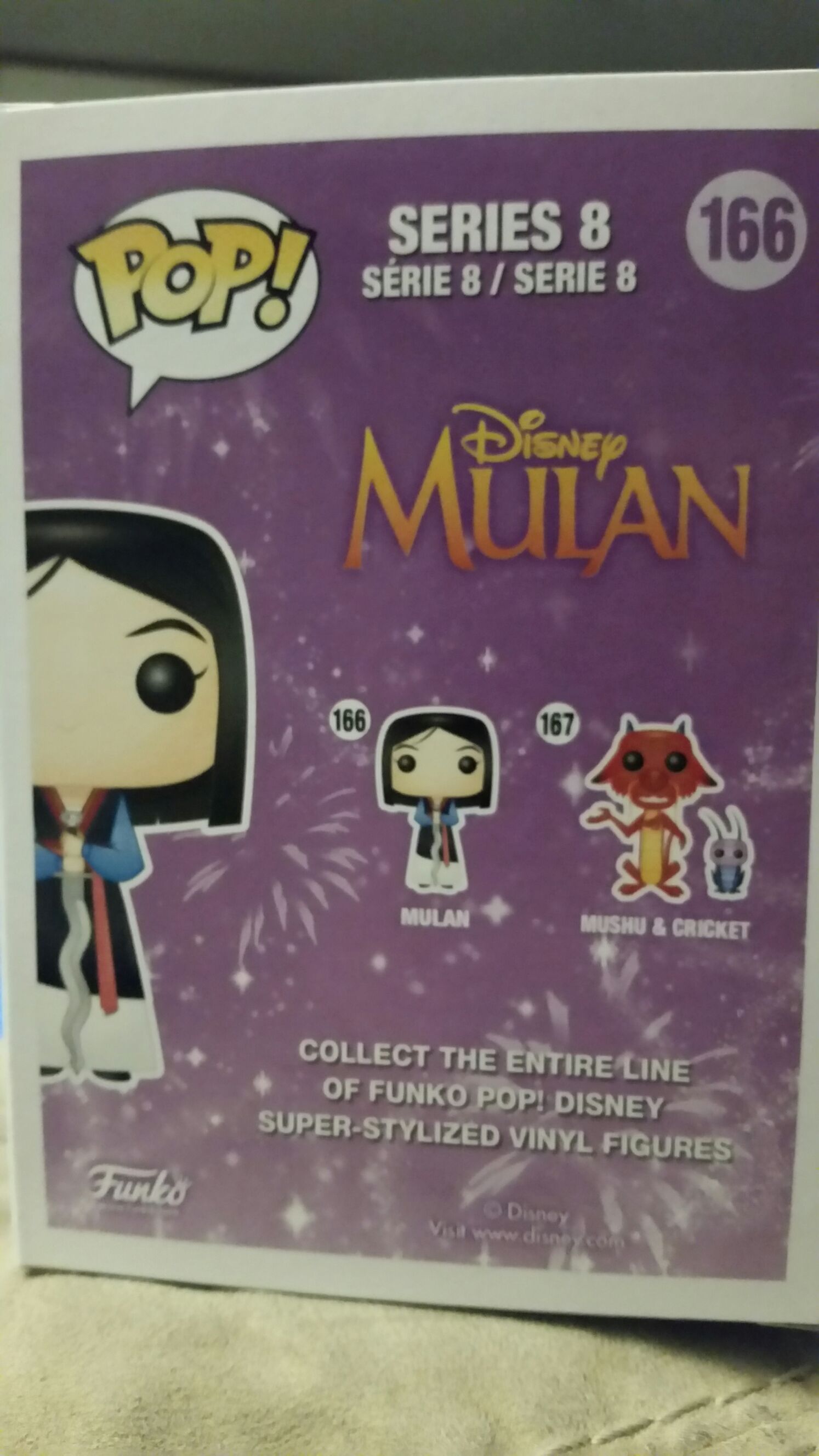 Mulan Pop! 166 - Disney vinyl figure collectible [Barcode 849803058975] - Main Image 2