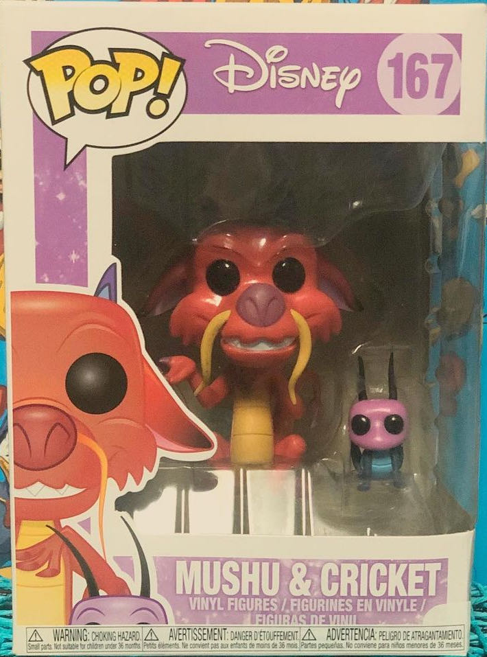 Mulan #167 Mushu & Cricket - Mulan vinyl figure collectible [Barcode 849803058982] - Main Image 4