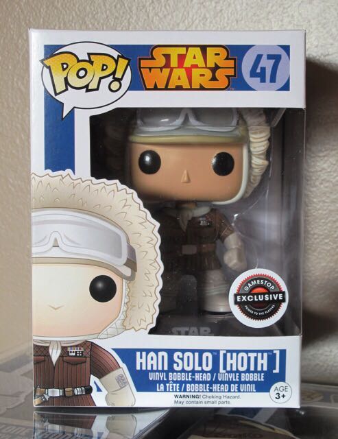 Star Wars #47 Hoth Han Solo Game Stop - Star Wars vinyl figure collectible - Main Image 2