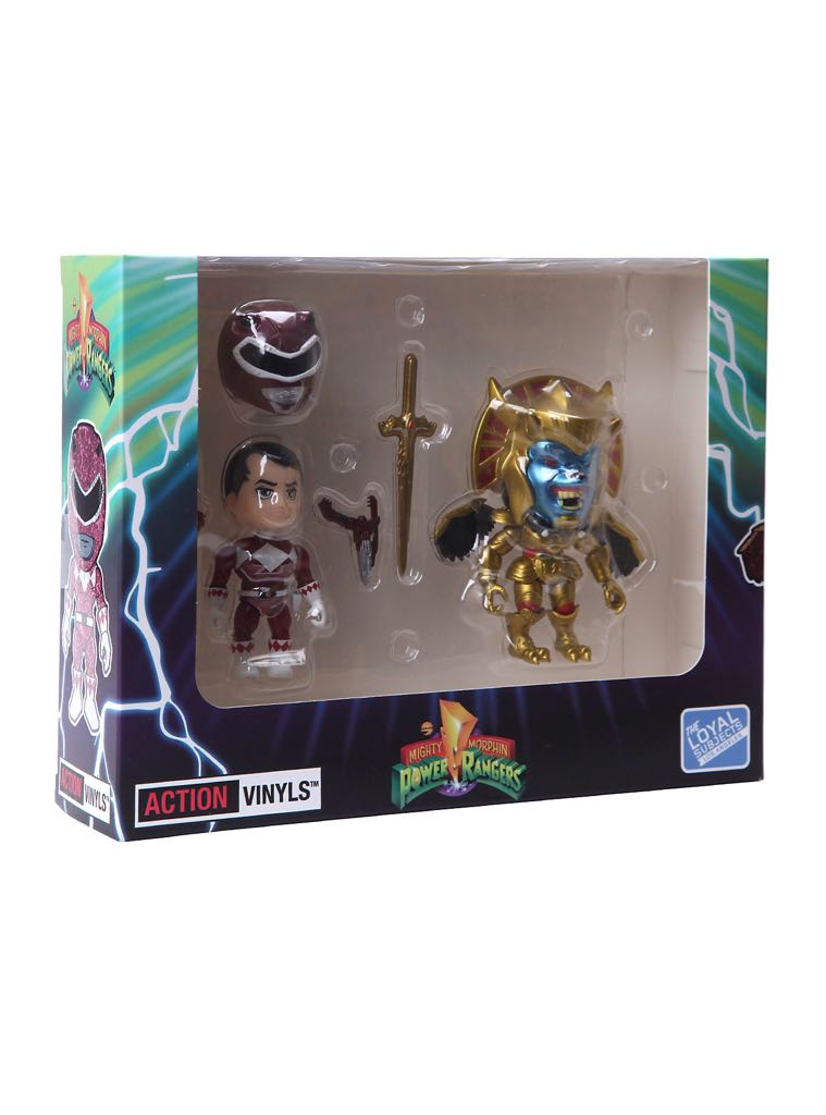 MMPR Metalic Red Vs Goldar  vinyl figure collectible - Main Image 2