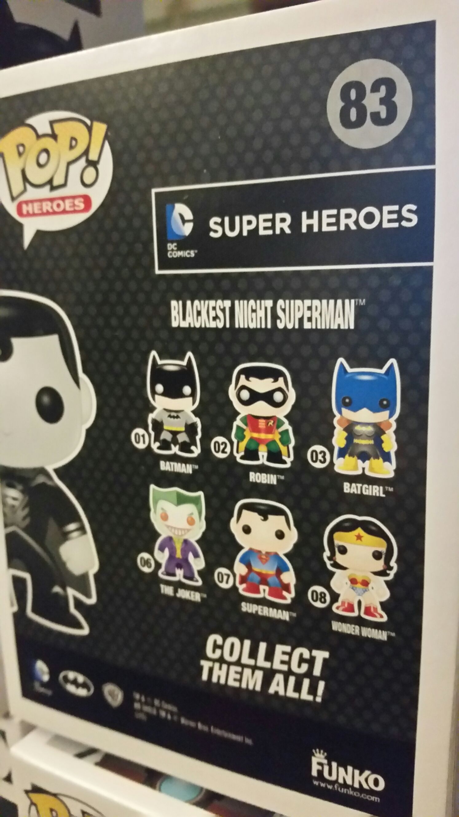 Funko Pop! Blackest Night Superman - DC Universe vinyl figure collectible [Barcode 849803074739] - Main Image 2