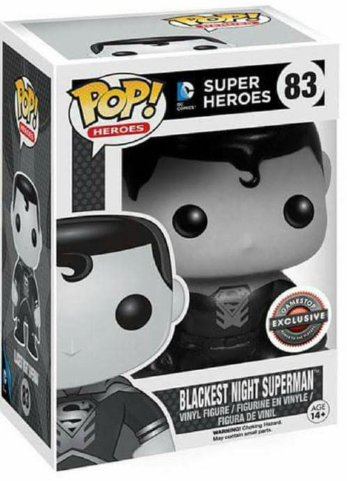 Funko Pop! Blackest Night Superman - DC Universe vinyl figure collectible [Barcode 849803074739] - Main Image 3