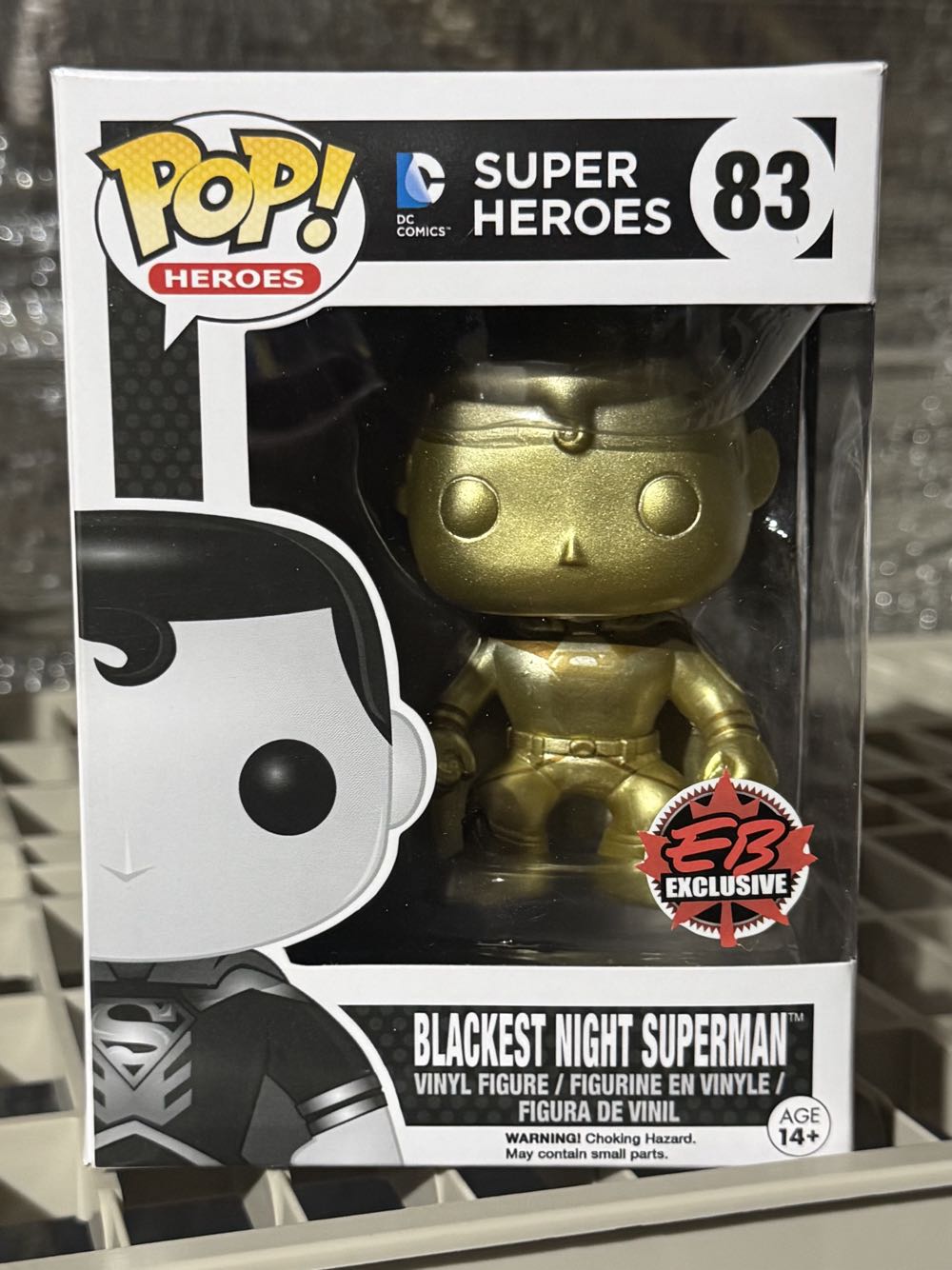 Funko Pop! Blackest Night Superman - DC Universe vinyl figure collectible [Barcode 849803074739] - Main Image 4