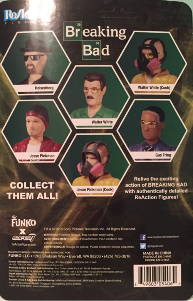 Walter White - Breaking Bad vinyl figure collectible [Barcode 849803054069] - Main Image 2