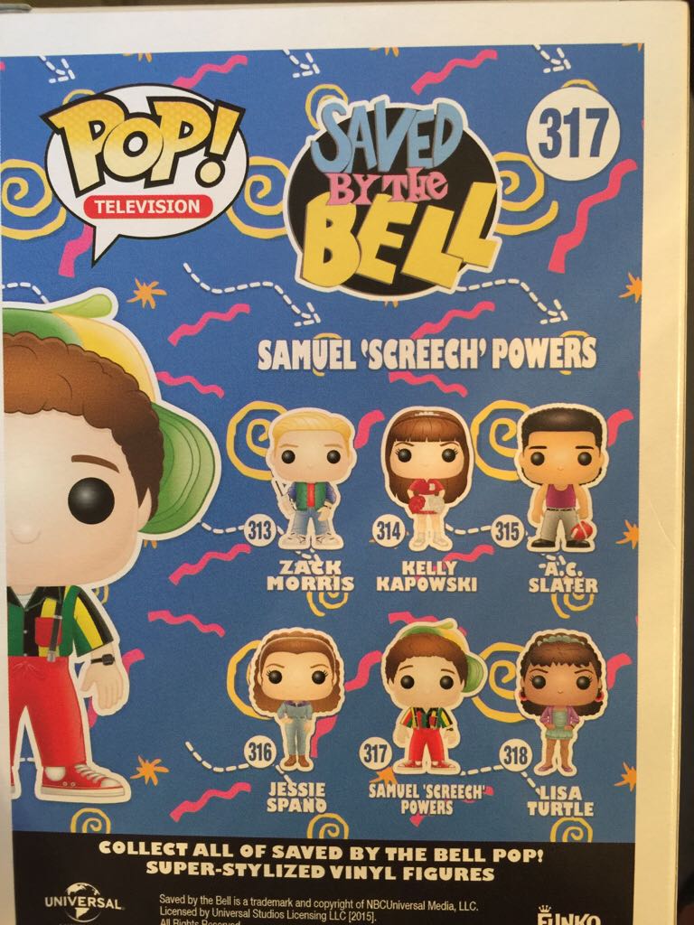 Screech - Saved by the Bell vinyl figure collectible [Barcode 849803061760] - Main Image 2