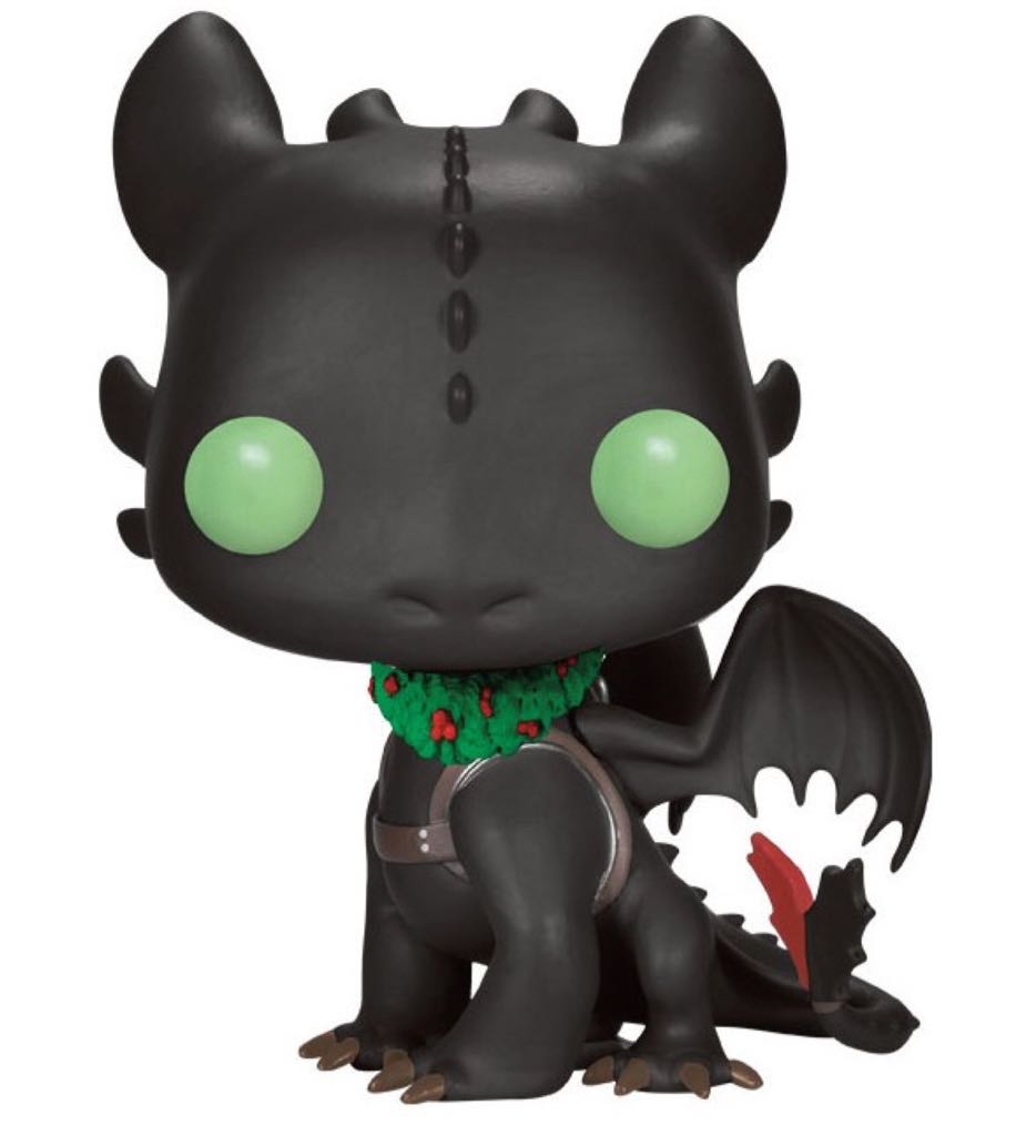 Holiday Toothless - How to Train Your Dragon vinyl figure collectible [Barcode 849803065300] - Main Image 2
