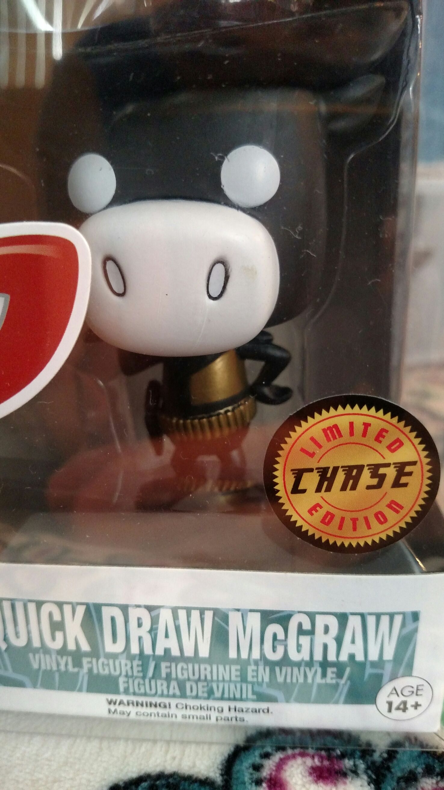 Quick Draw McGraw (Black) (Chase)  vinyl figure collectible - Main Image 2