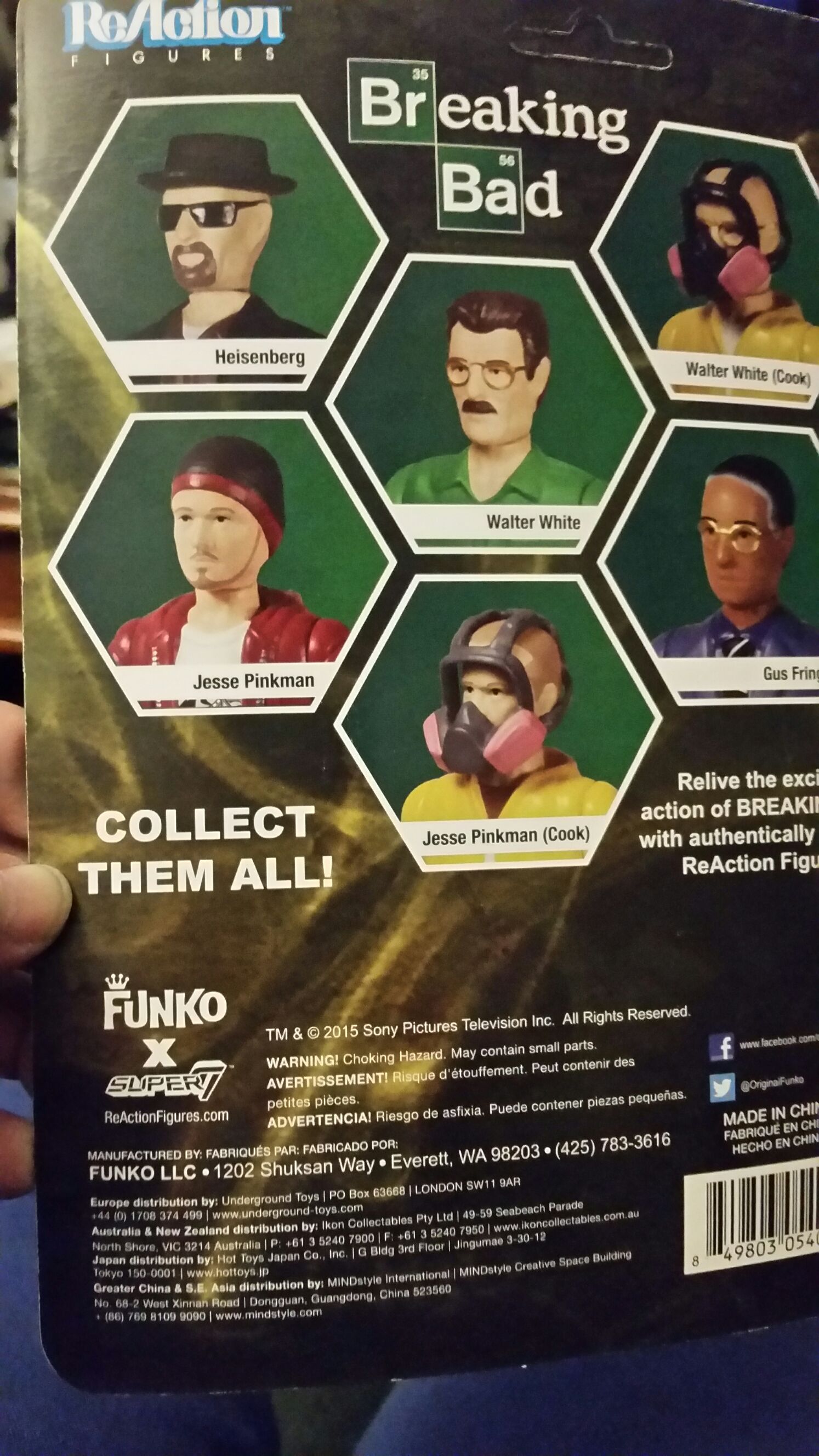 Heisenberg - Breaking Bad vinyl figure collectible [Barcode 849803054083] - Main Image 2