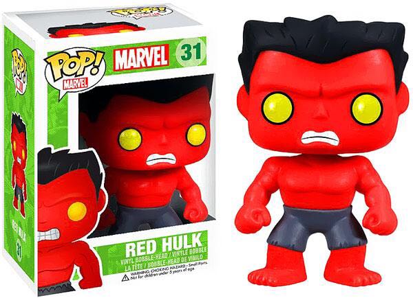 Marvel #31 Red Hulk Metallic SDCC 480 Pieces (A) - Marvel Universe vinyl figure collectible - Main Image 2