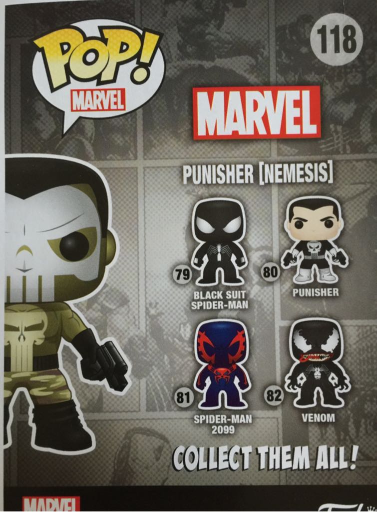Marvel: Punisher (Nemesis) - Marvel Universe vinyl figure collectible [Barcode 849803075095] - Main Image 2