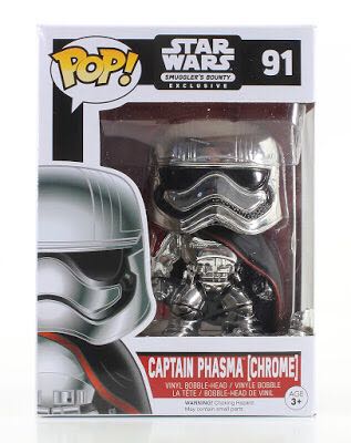 91 Captian Phasma ( Chrome) - Star Wars vinyl figure collectible - Main Image 2