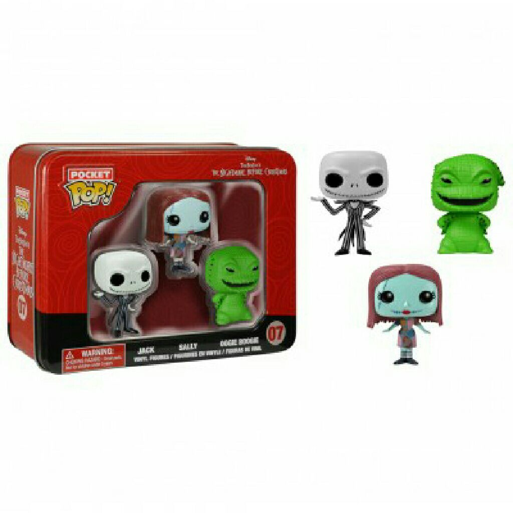 Jack, Sally & Oogie Pocket POP Set - The Nightmare Before Christmas vinyl figure collectible - Main Image 2
