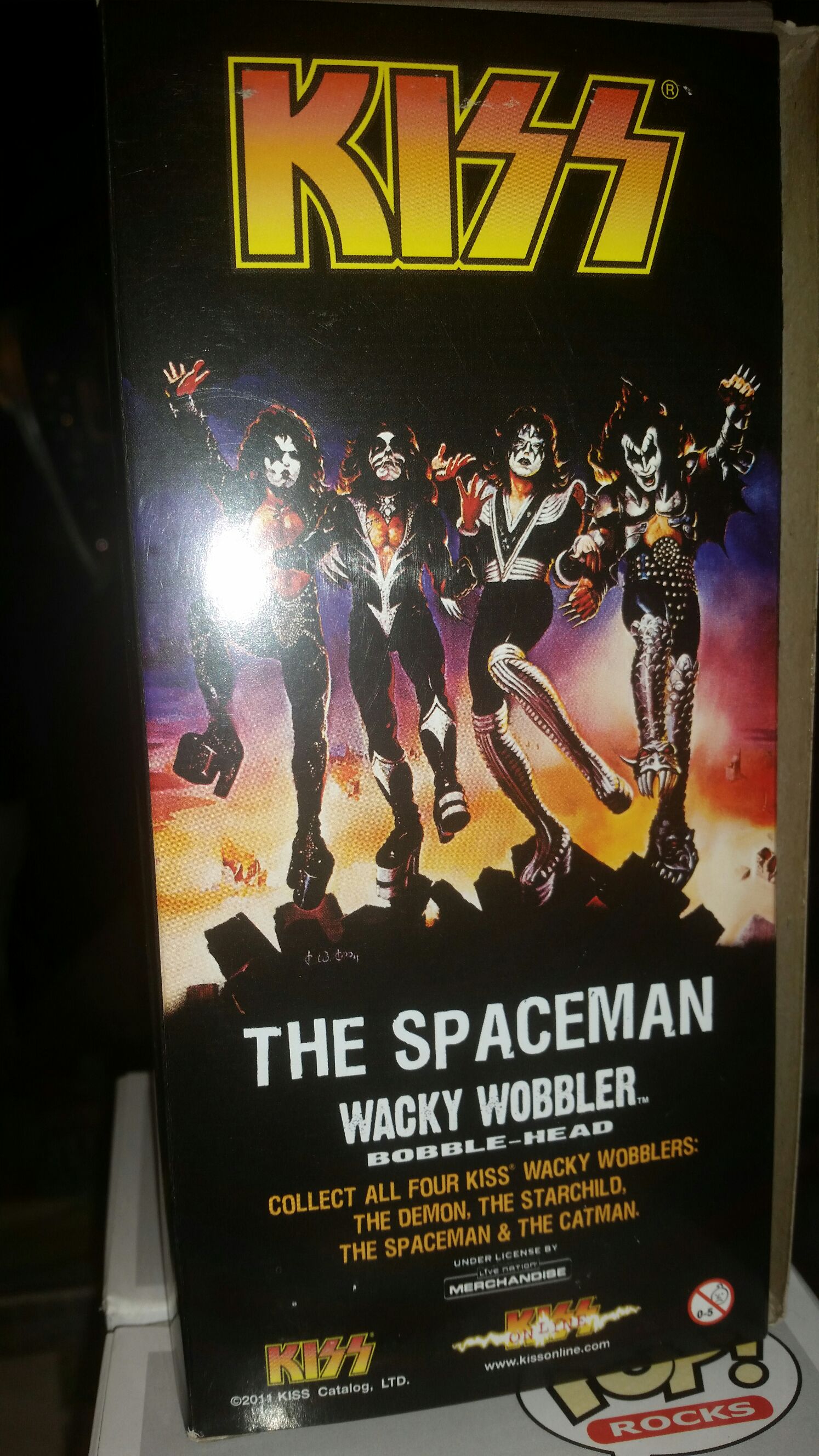 Kiss-The Spaceman-Wacky Wobbler - Kiss vinyl figure collectible [Barcode 830395022826] - Main Image 2