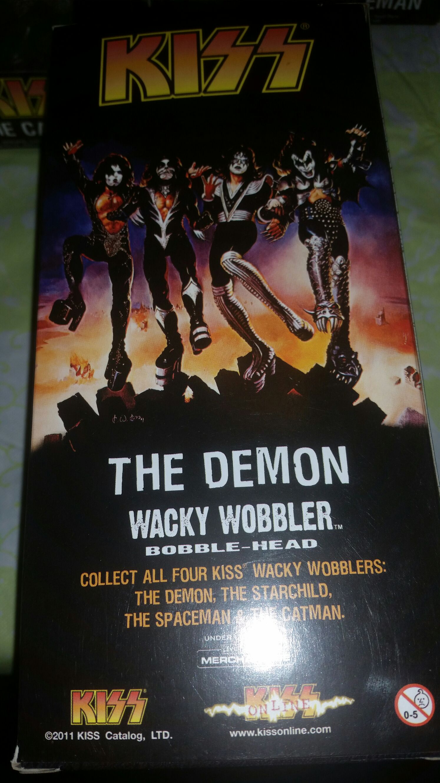 Kiss-The Demon-Wacky Wobbler - Kiss vinyl figure collectible [Barcode 830395022833] - Main Image 2