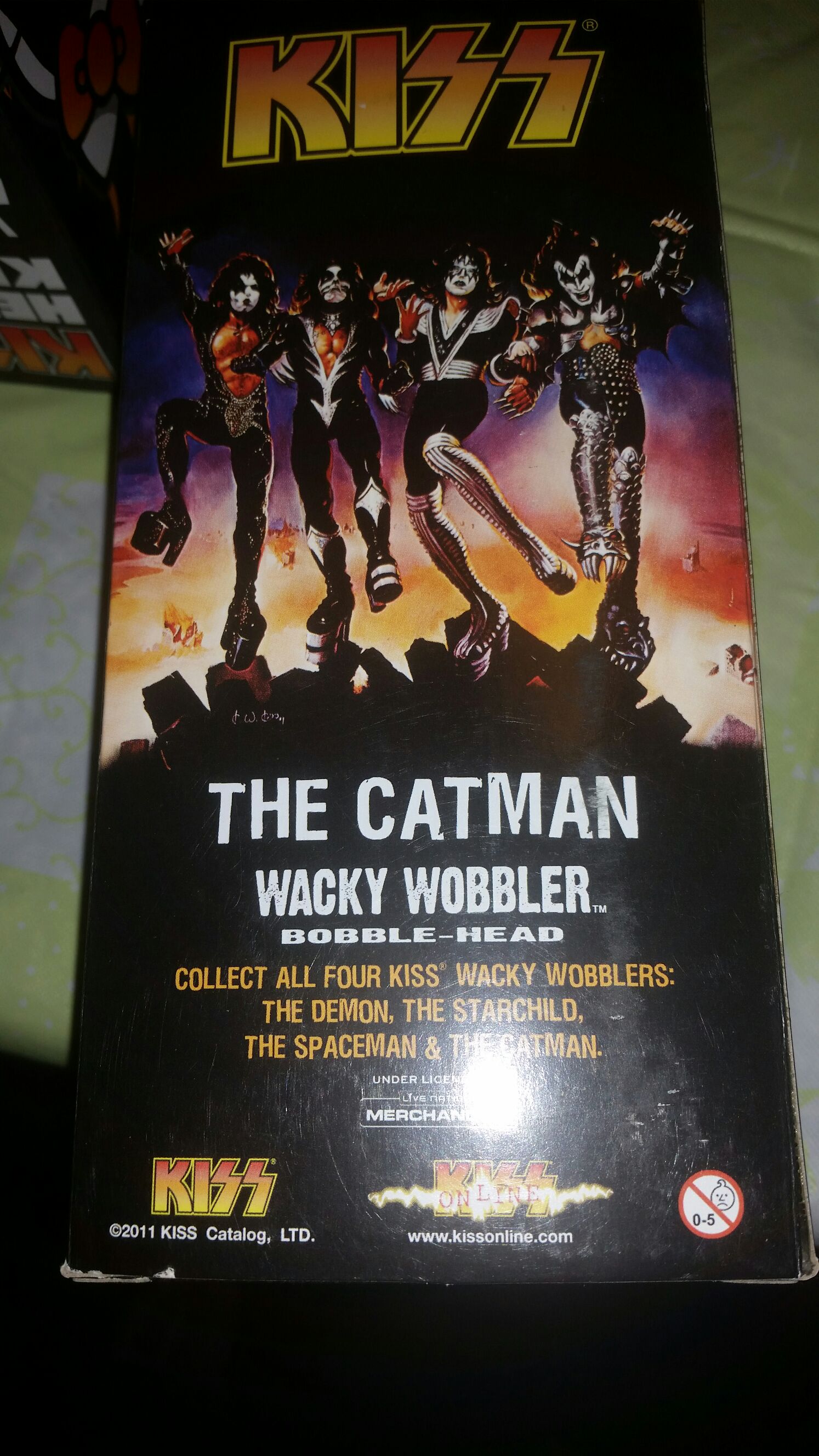 Kiss-The Catman-Wacky Wobbler - Kiss vinyl figure collectible [Barcode 830395022857] - Main Image 2