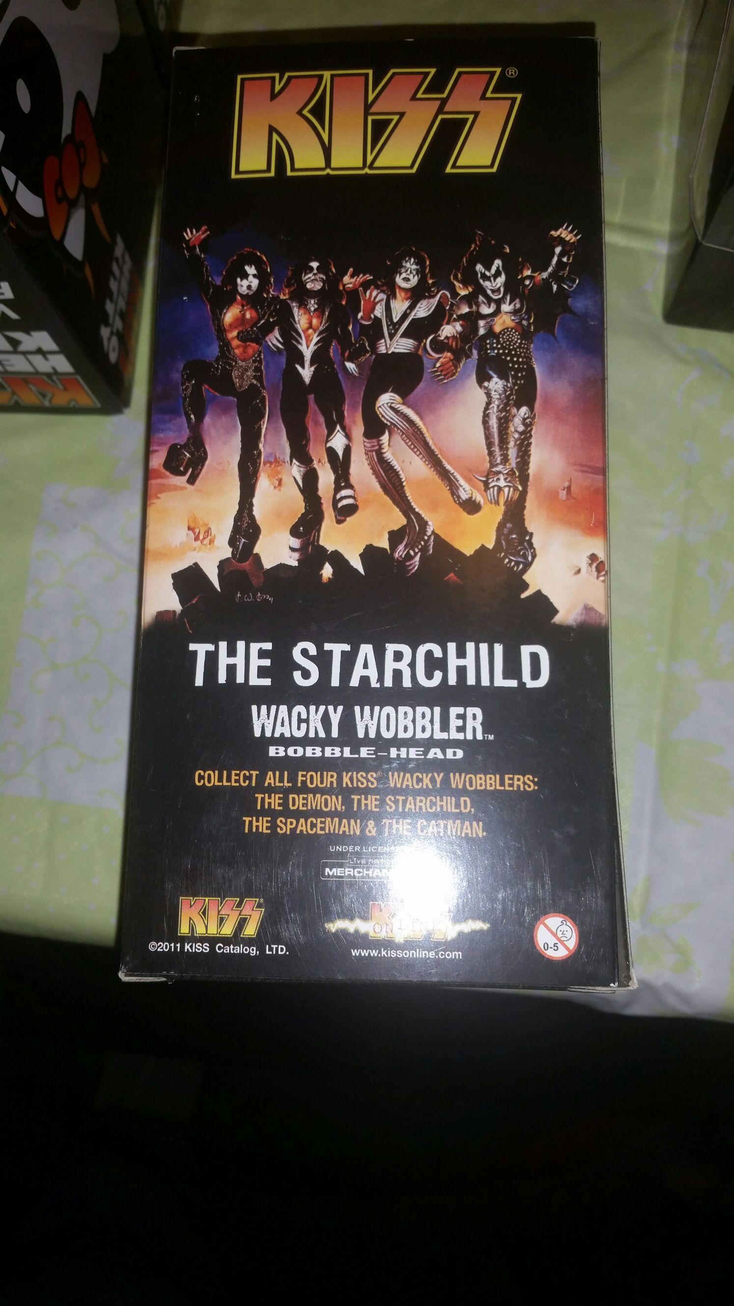 Kiss-The Starchild-Wacky Wobbler - Kiss vinyl figure collectible [Barcode 830395022840] - Main Image 2
