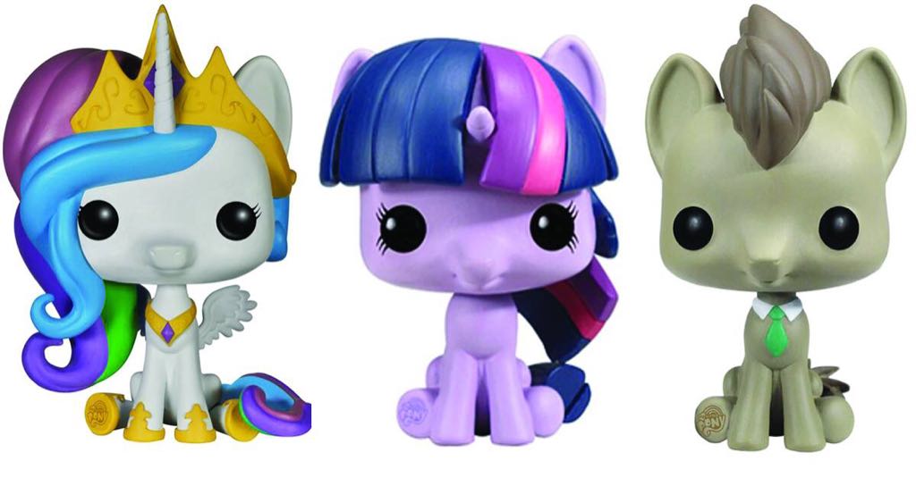 3 pack - Pocket Pops - My Little Pony vinyl figure collectible - Main Image 2