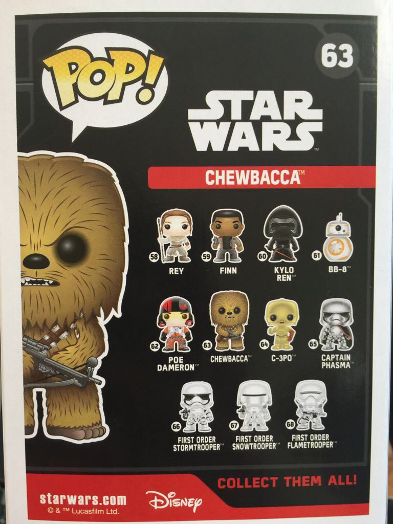 Chewbacca (Flocked) - Star Wars vinyl figure collectible - Main Image 2