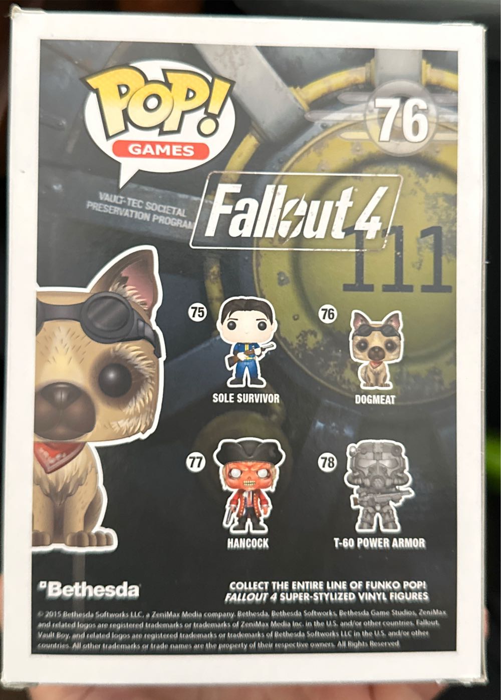 DOGMEAT - Fallout vinyl figure collectible [Barcode 849803077884] - Main Image 3