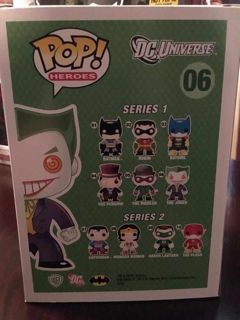 #4 The Joker - DC Universe vinyl figure collectible [Barcode 762112031111] - Main Image 2