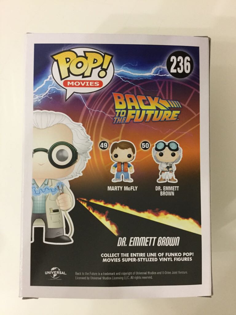 Dr. Emmet Brown - Back to the Future vinyl figure collectible - Main Image 2