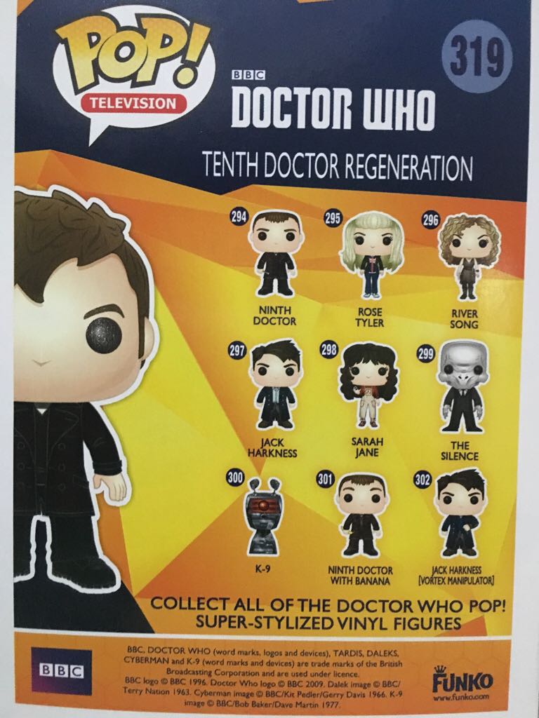 10th Doctor Regeneration - Doctor Who vinyl figure collectible [Barcode 849803077587] - Main Image 2