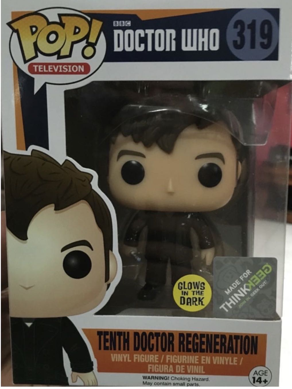 10th Doctor Regeneration - Doctor Who vinyl figure collectible [Barcode 849803077587] - Main Image 3