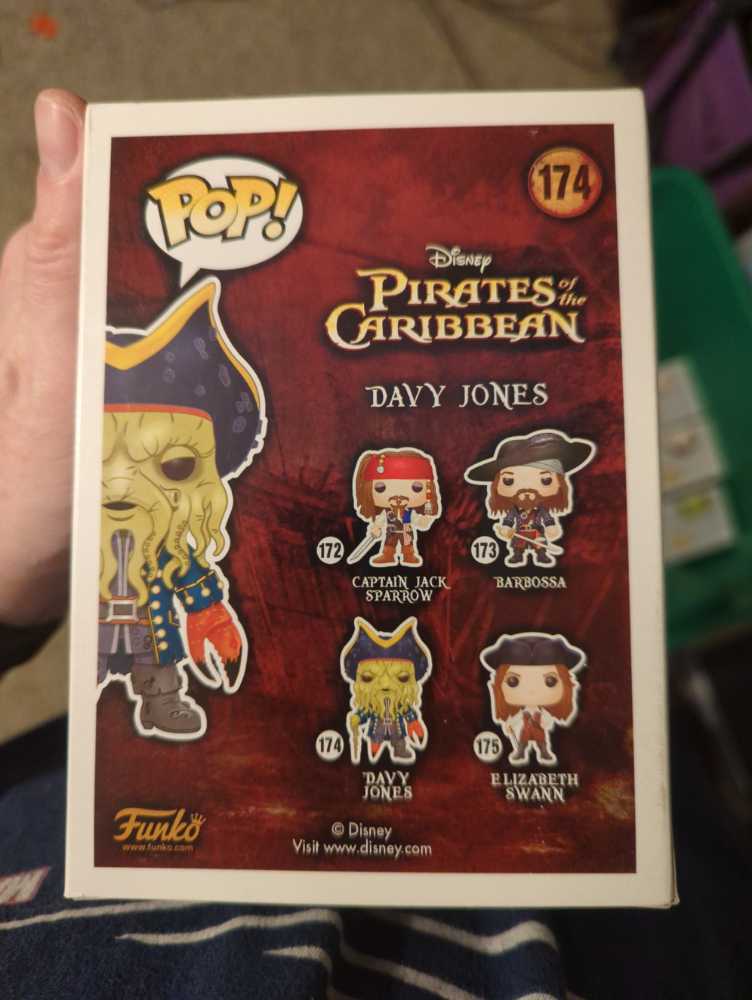 Davy Jones - Pirates of the Caribbean vinyl figure collectible [Barcode 849803071097] - Main Image 3