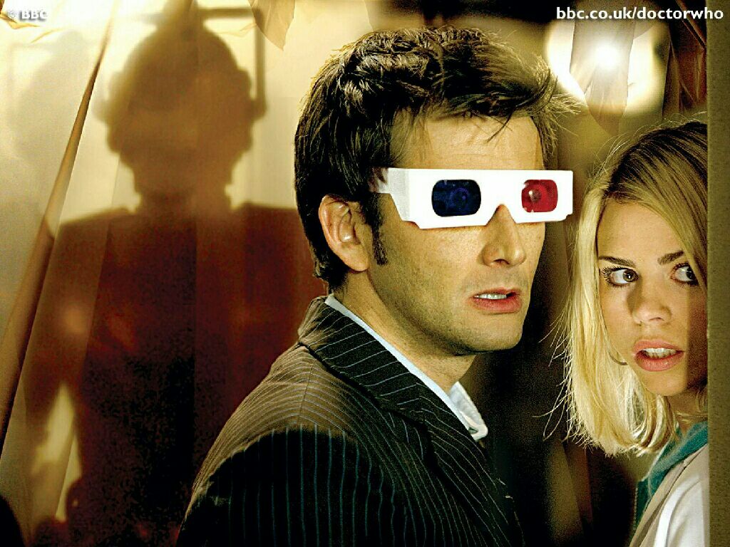 Tenth Doctor with 3D Glasses - Doctor Who vinyl figure collectible - Main Image 2