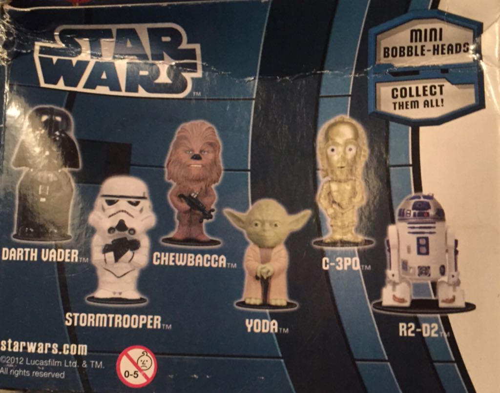 Star Wars - Mini Bobble-head Two Pack - Star Wars vinyl figure collectible [Barcode 830395026787] - Main Image 2