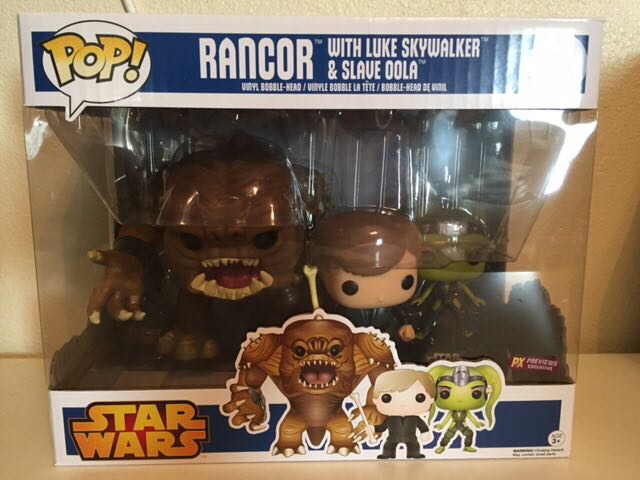 Rancor With Luke Skywalker And Slave Oola - Star Wars vinyl figure collectible [Barcode 849803050467] - Main Image 2