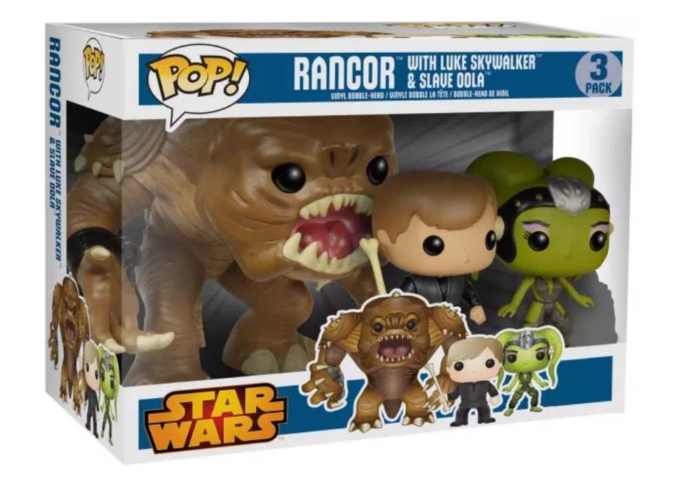Rancor With Luke Skywalker And Slave Oola - Star Wars vinyl figure collectible [Barcode 849803050467] - Main Image 3
