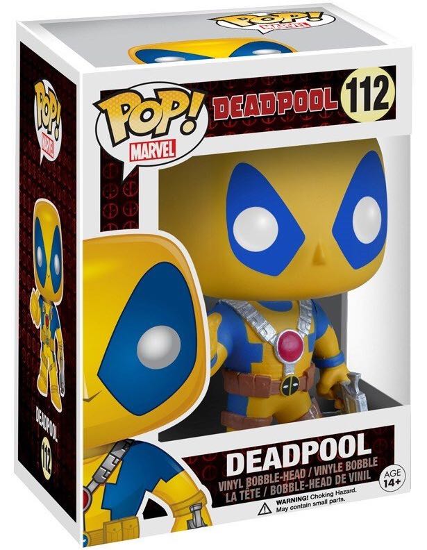 Deadpool (Yellow & Blue) $19-$21 - Deadpool vinyl figure collectible - Main Image 2